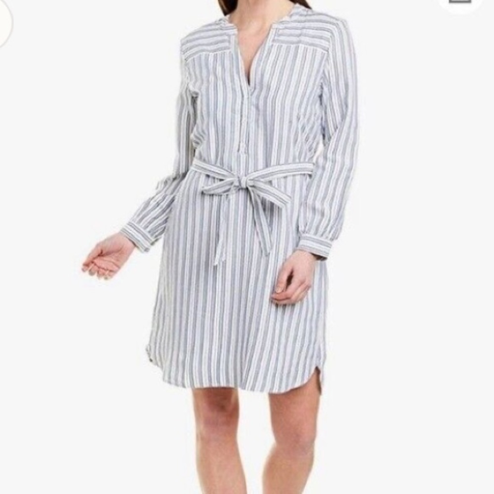 J Crew Mercantile striped shirt dress